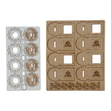 Bolt Action MDF Unit Pin Markers - German ' Afrika Korps'