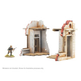 Pair of Destroyed Building Ends