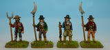 Four Chouan Rebels polearms