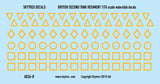 British Tank Markings - Yellow